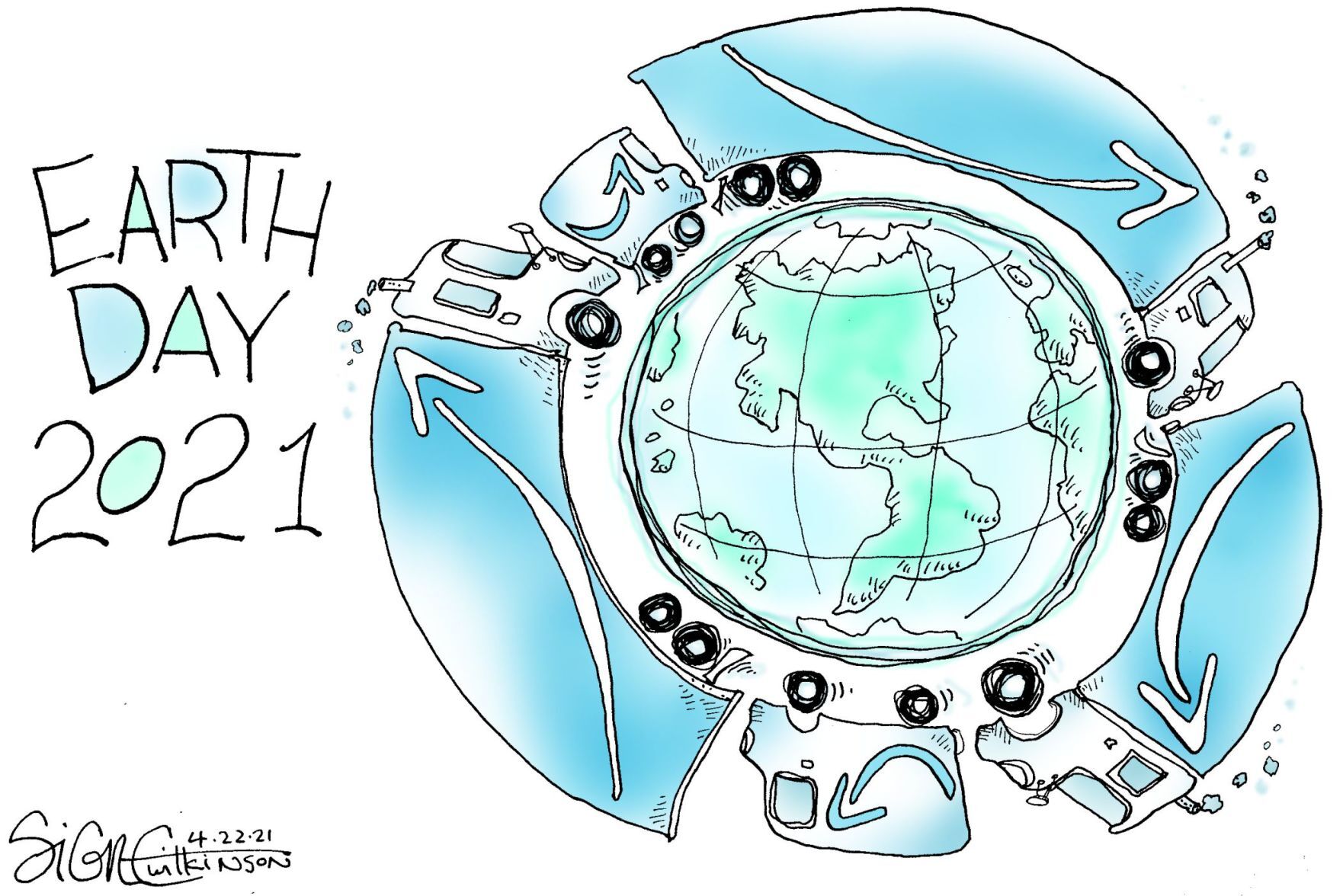 Signe Wilkinson cartoon